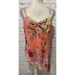 Latina Life Multicolor Floral Silly Adjustable Strap Asymetrical Dress size 16